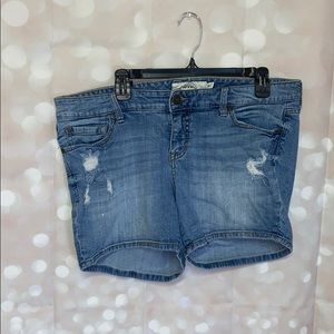 Torrid sz 16 denim stretch shorts